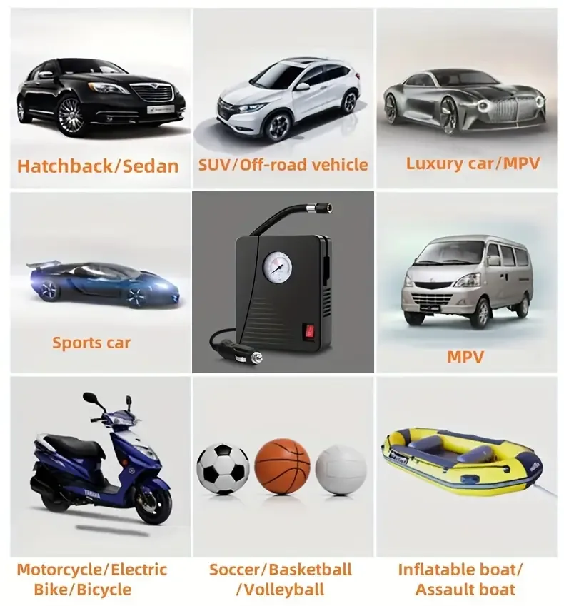 12V Portable Car Air Compressor - Image 3