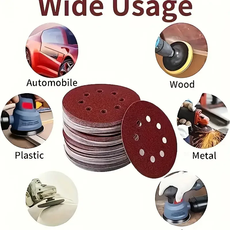 5 Inch Hook and Loop Sanding Discs - Image 5